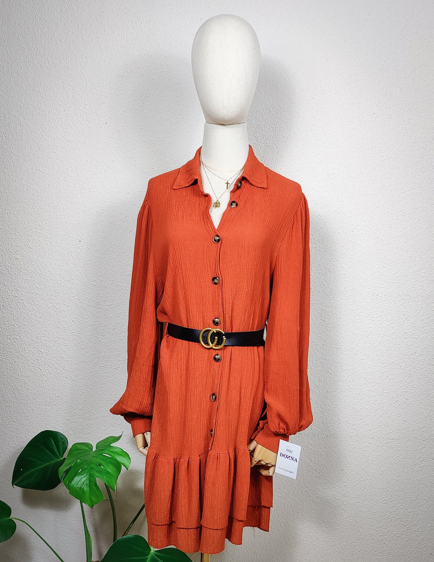 Vestido volantes