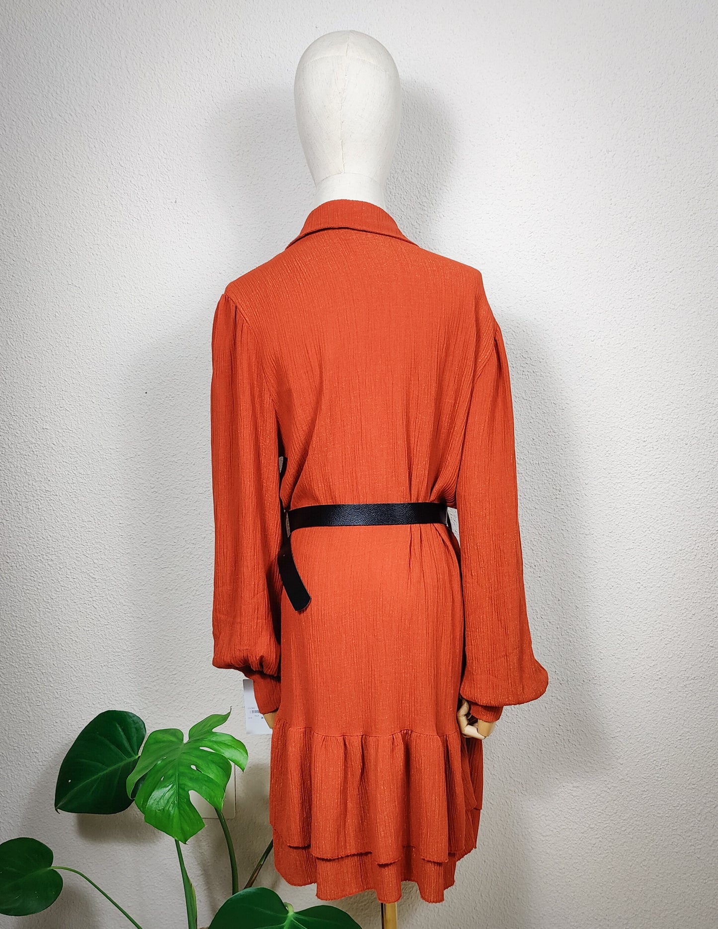 Vestido volantes